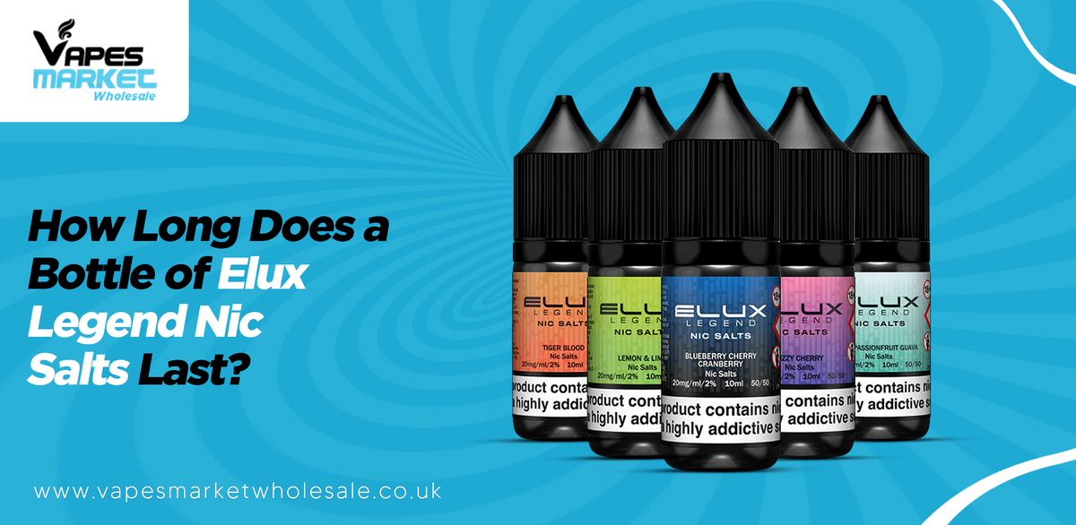 How Long Does a Bottle of Elux Liquid Nic Salts Last?
