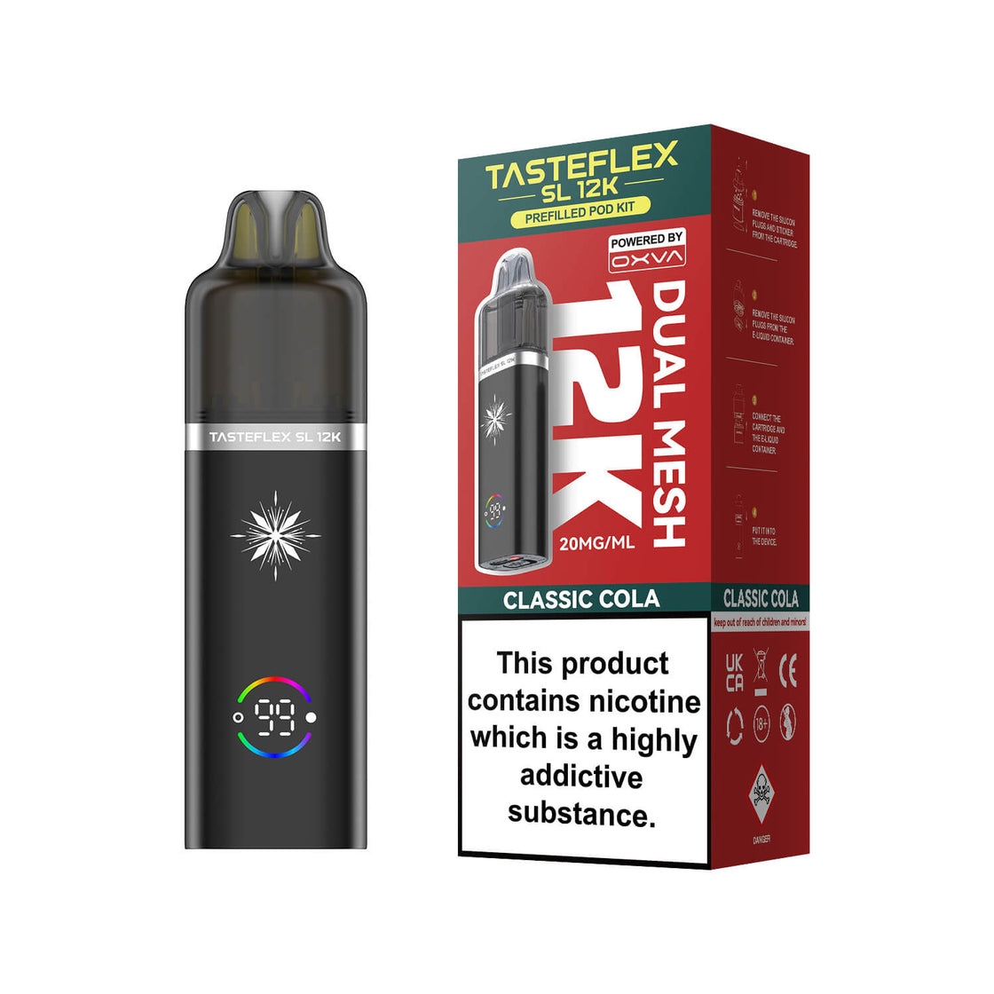 TasteFlex SL 12k Prefilled Pod Kit (Box of 5)