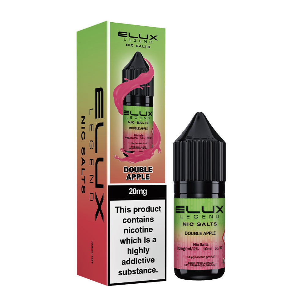 Elux Legend Nic Salt Double Apple (Box of 10)