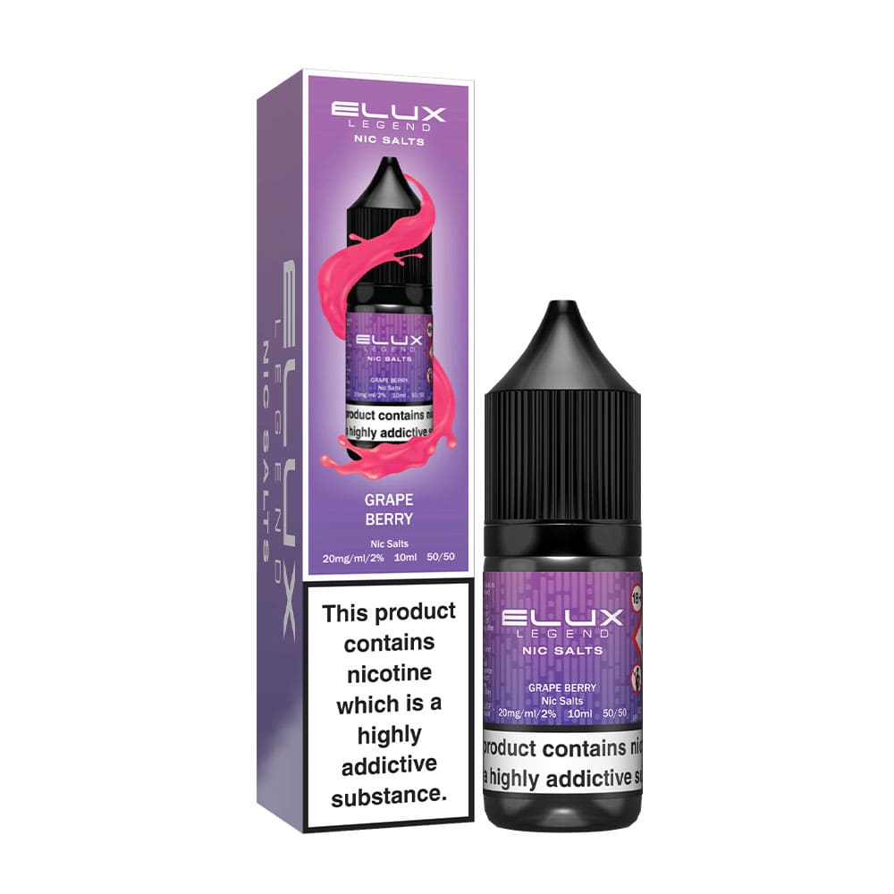 Elux Legend Nic Salt Grape Berry (Box of 10)
