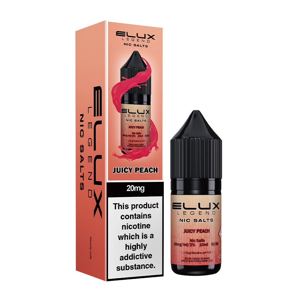 Elux Legend Nic Salt Juicy Peach (Box of 10)