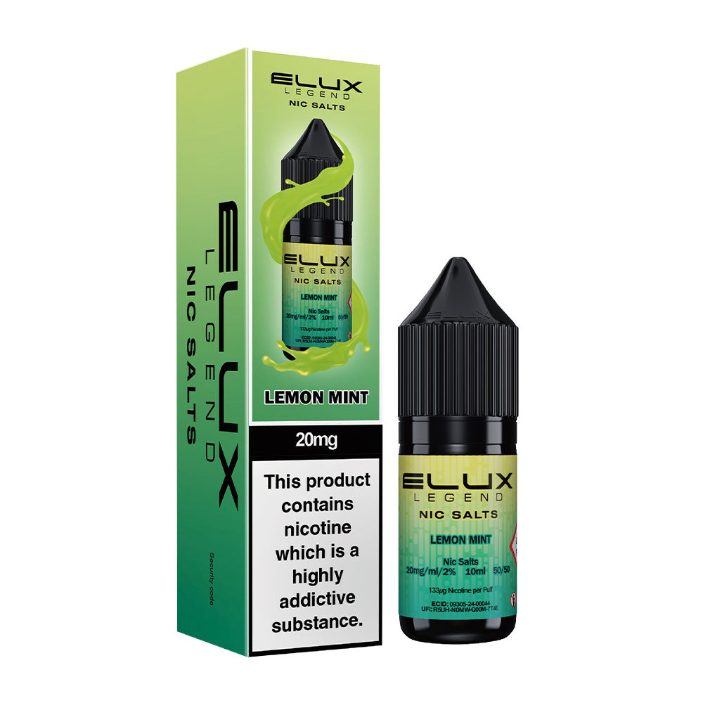Elux Legend Nic Salt Lemon Mint Box of 10