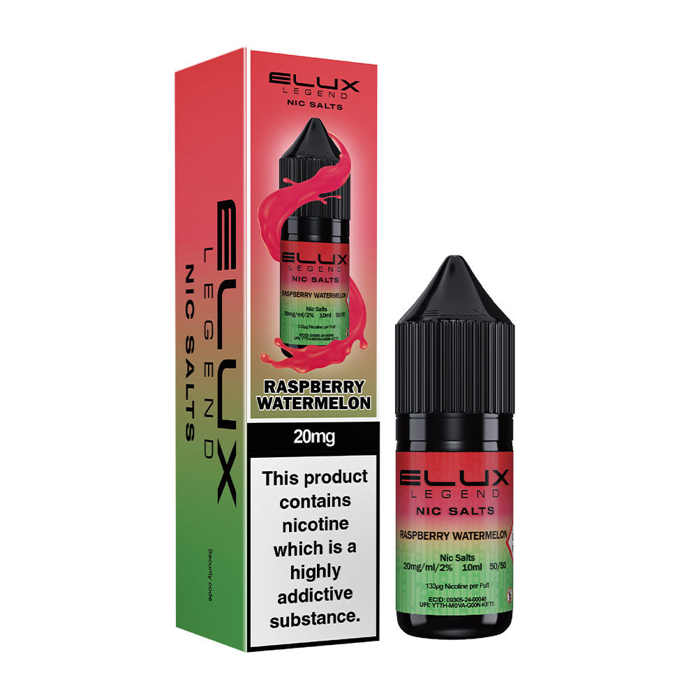 Elux Legend Nic Salt Raspberry Watermelon Box of 10