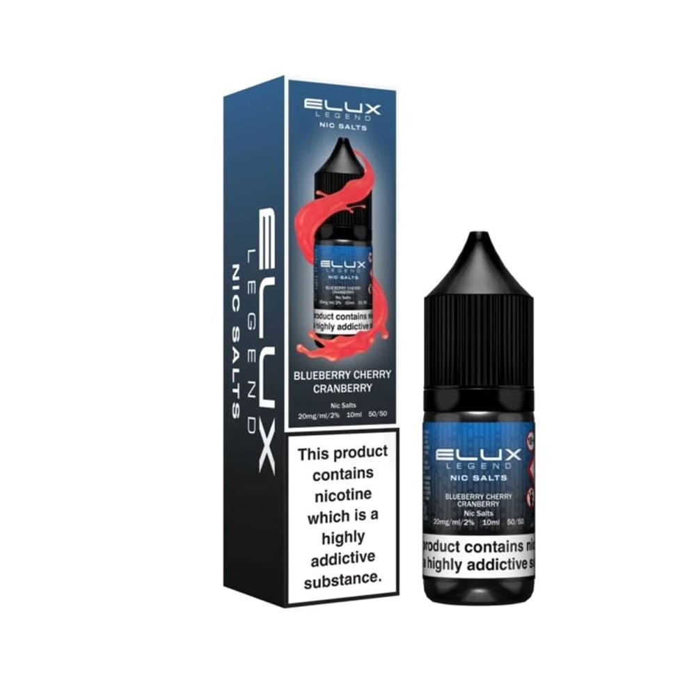 Elux Legend Nic Salt Blueberry Cherry Cranberry (Box of 10)