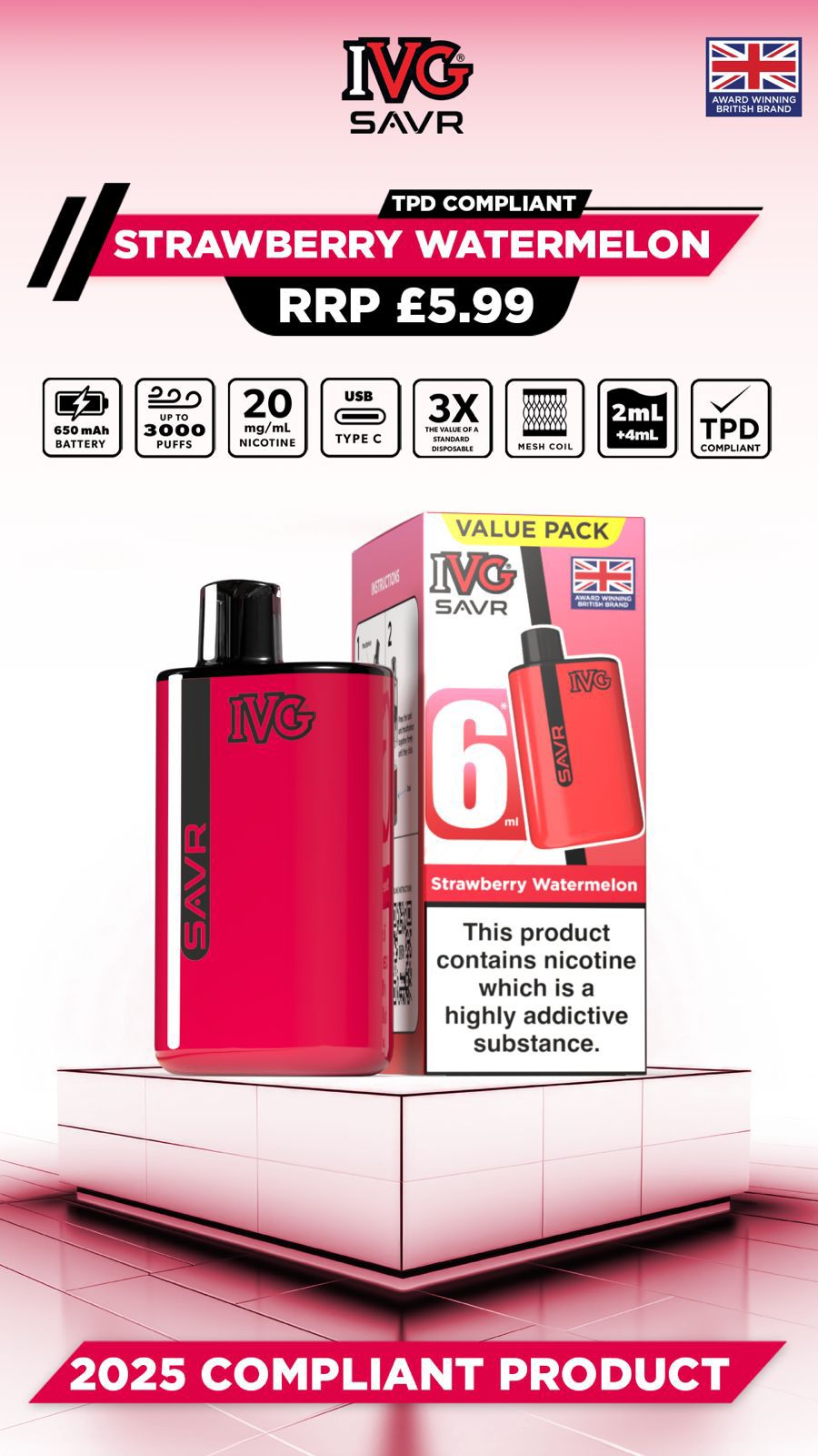 IVG SAVR Prefilled Pod Kit (Box of 5)