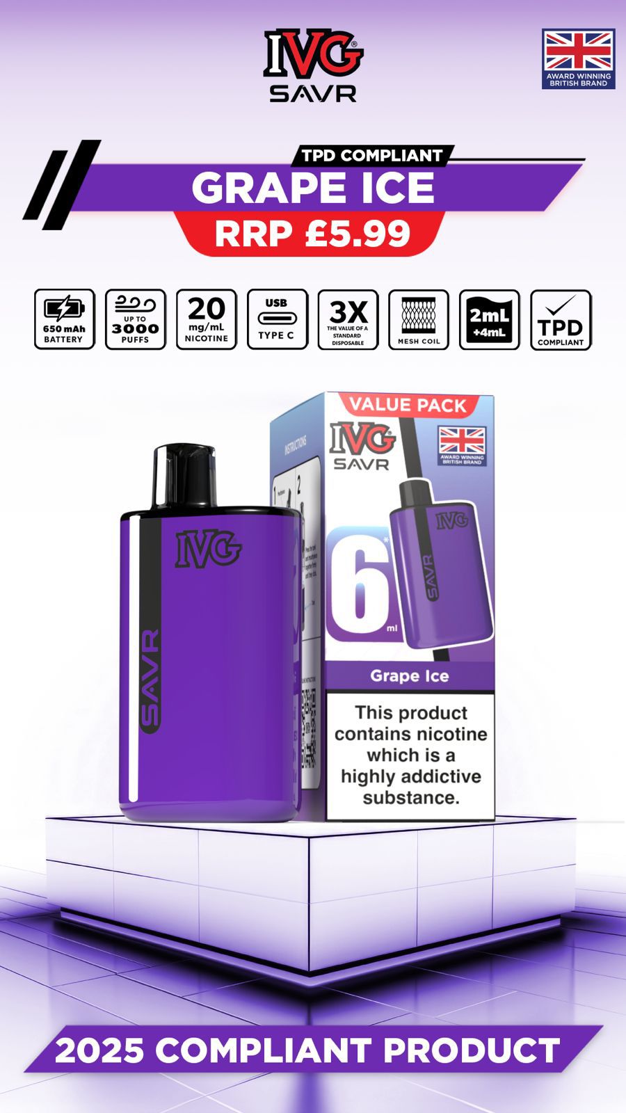 IVG SAVR Prefilled Pod Kit (Box of 5)