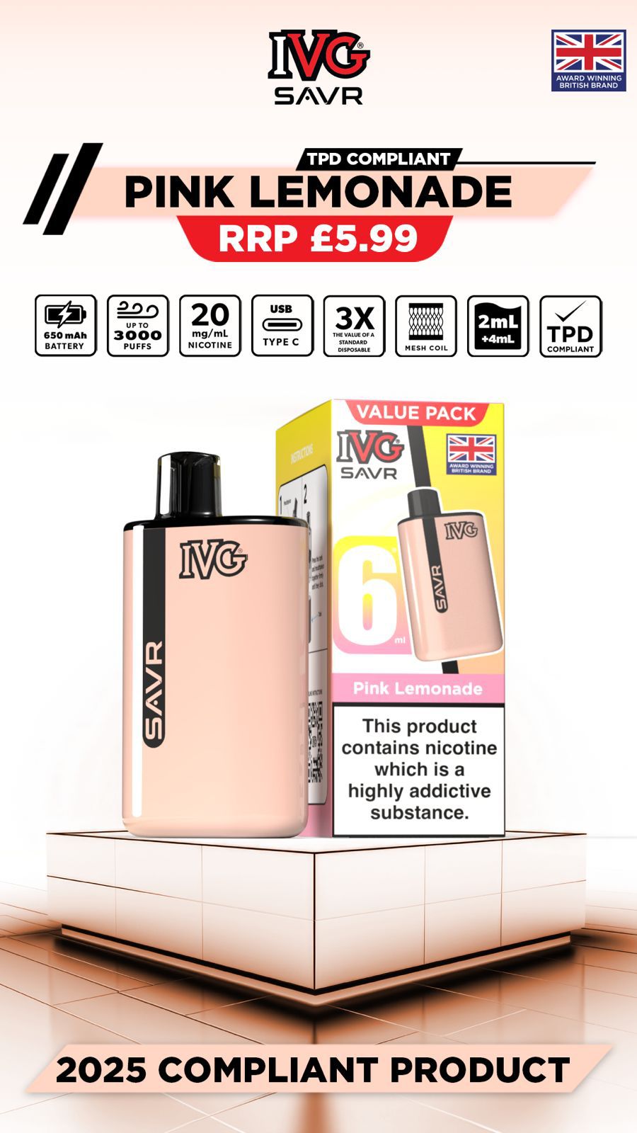 IVG SAVR Prefilled Pod Kit (Box of 5)