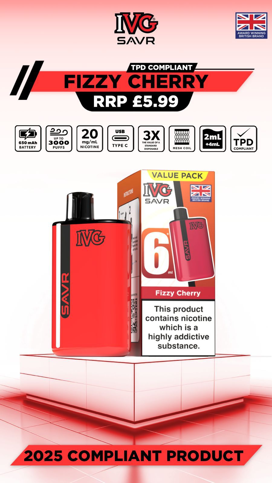IVG SAVR Prefilled Pod Kit (Box of 5)