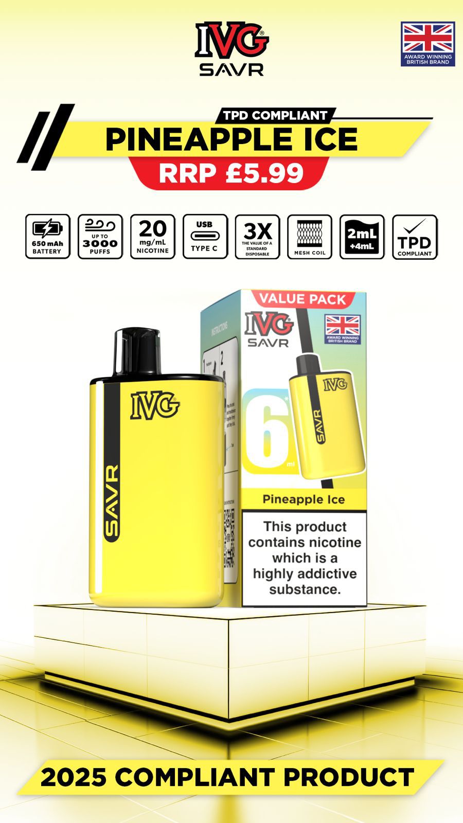 IVG SAVR Prefilled Pod Kit (Box of 5)