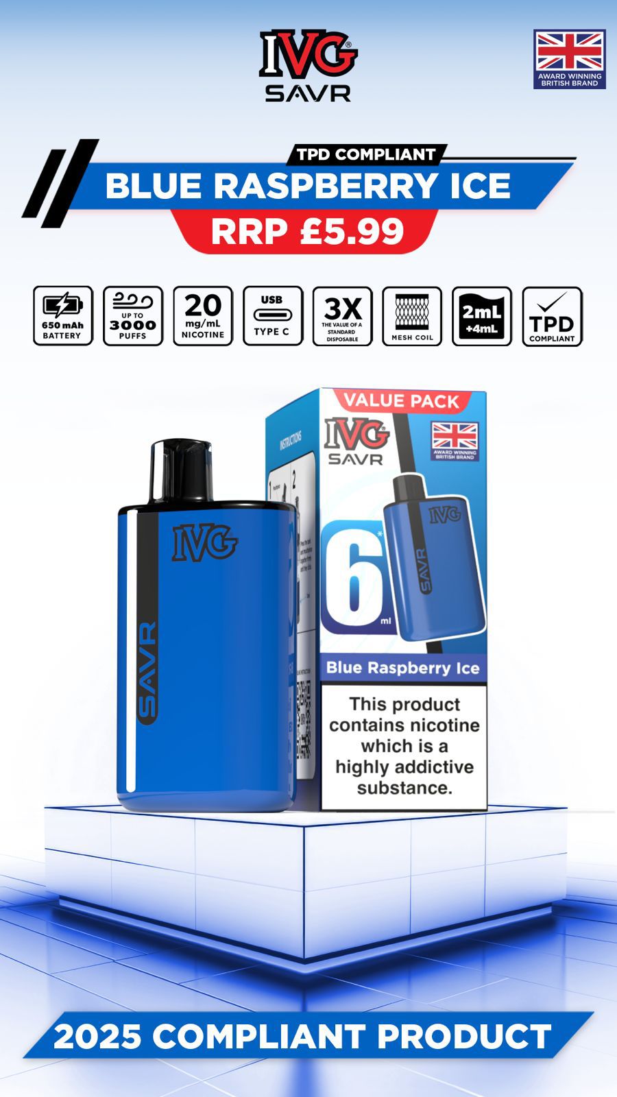 IVG SAVR Prefilled Pod Kit (Box of 5)