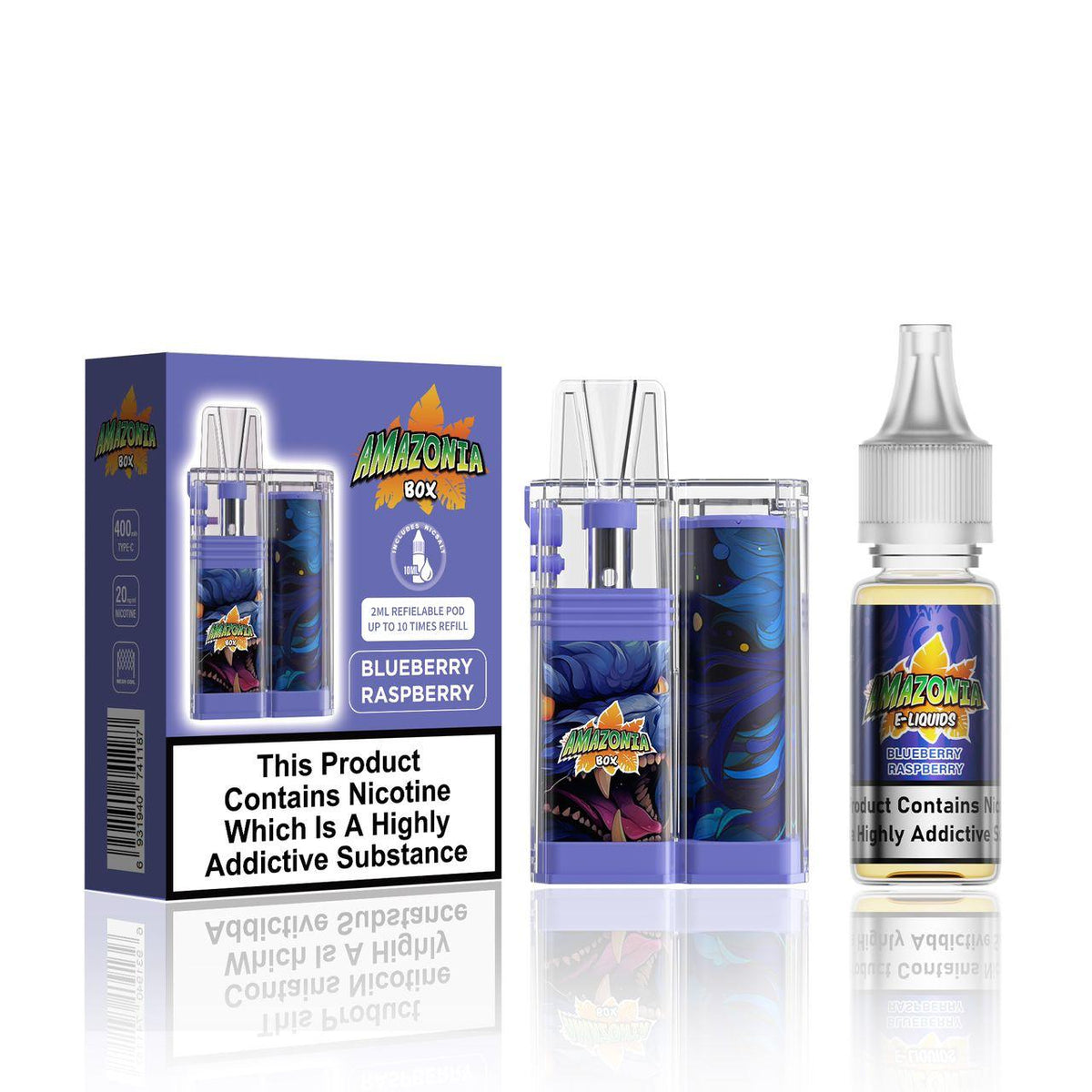 Amazonia Box 16k Puffs Refillable Vape Box of 10 | 34,99 Only Amazonia Box 16k Puffs Refillable Vape Box of 10 | 34,99 Only