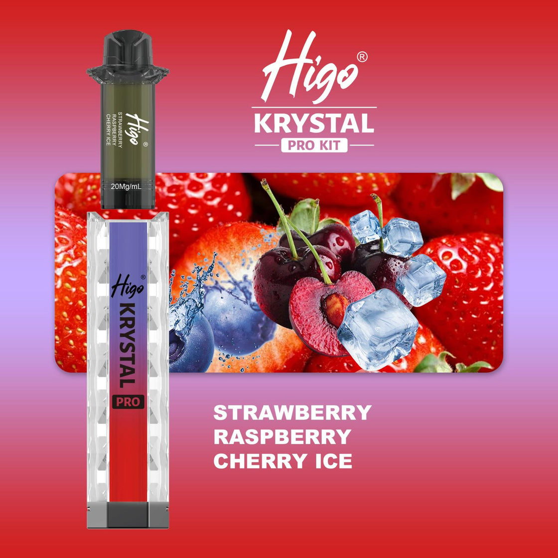 Higo Krystal Pro 600 Prefilled Pod Kit (Box of 10)