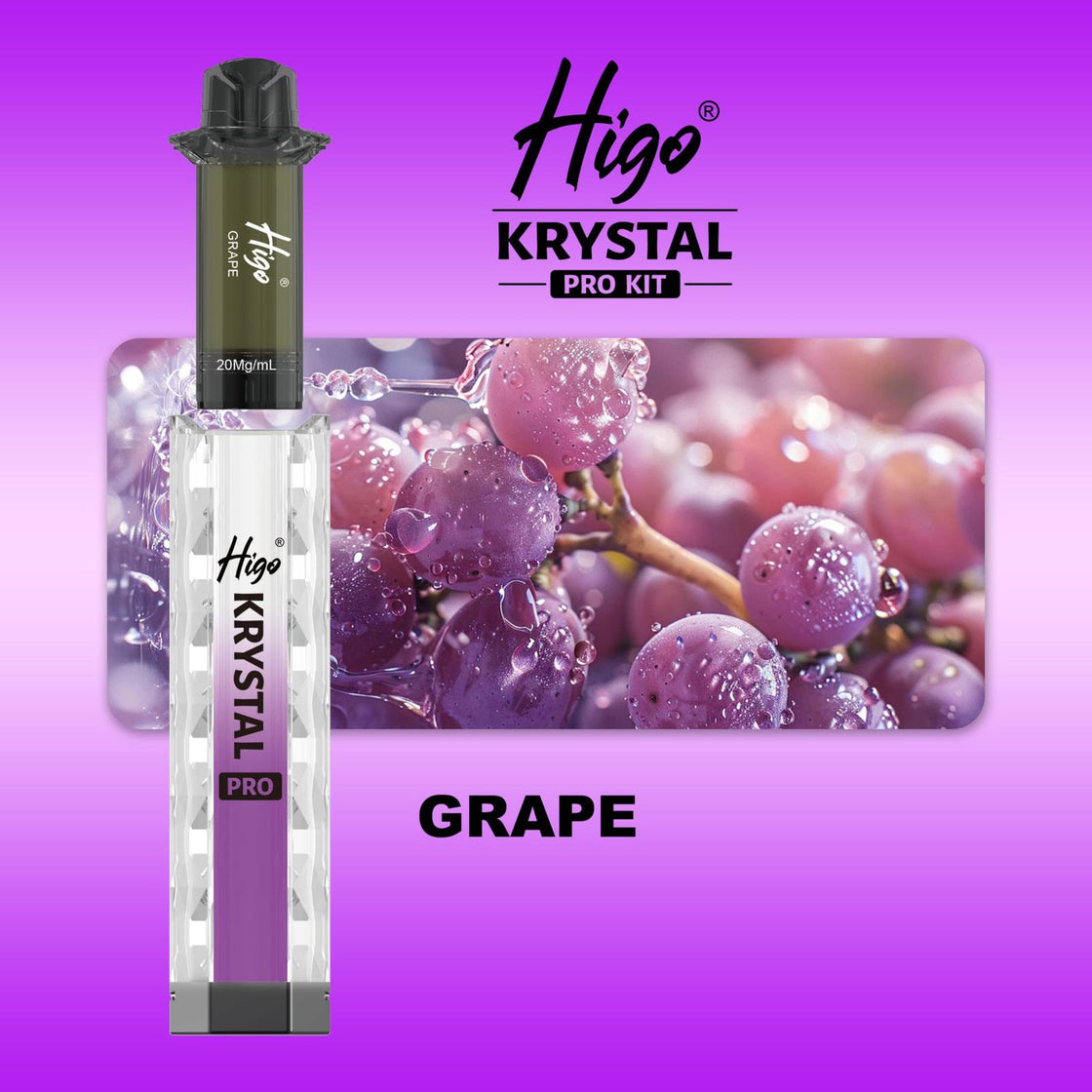 Higo Krystal Pro 600 Prefilled Pod Kit (Box of 10)