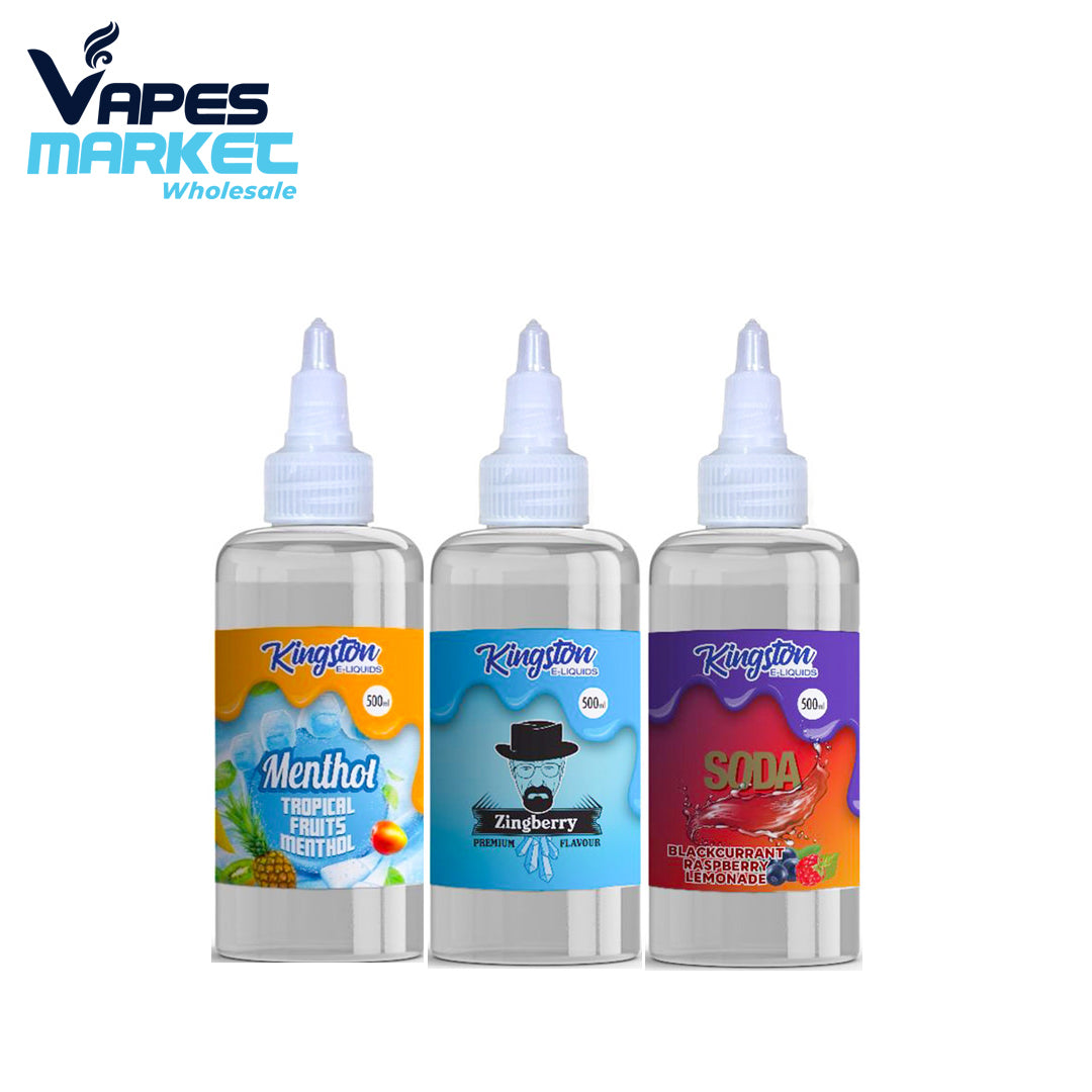 Kingston E Liquid 500ml | 0mg (Pack Of 10)