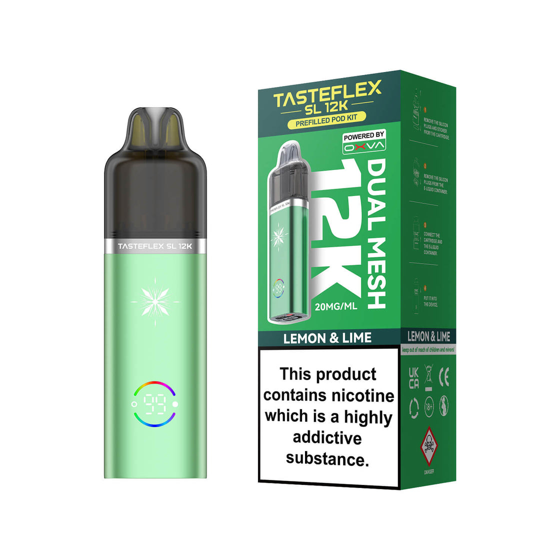 TasteFlex SL 12k Prefilled Pod Kit (Box of 5)