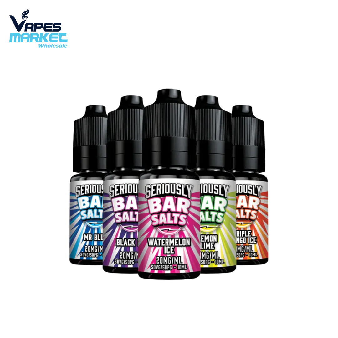 Seriously Bar Salt E-liquids Nic Salts-10ml- Box of 10