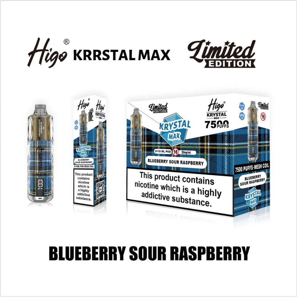 Higo Krystal Max 7500 Prefilled Pod Kit (Box of 10)