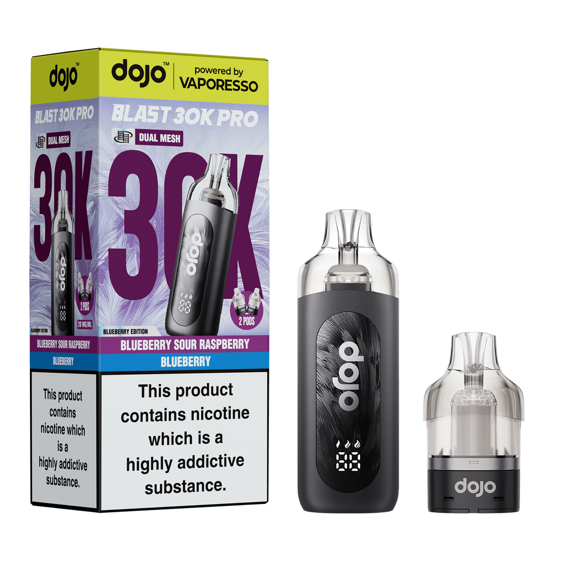 Vaporesso Dojo Blast 30K Pro Pre-filled Vape Pod Kit 20mg - 5 Pack