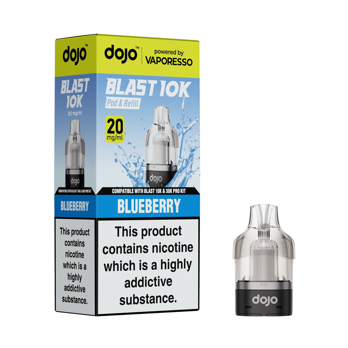 Vaporesso Dojo Blast 30K Pro Replacement Pods 20mg- 5 Pack