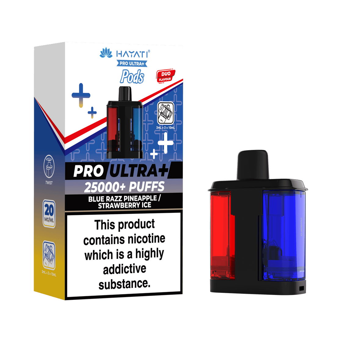 Hayati Pro Ultra Plus 25k Refillable Pods (Box of 5)