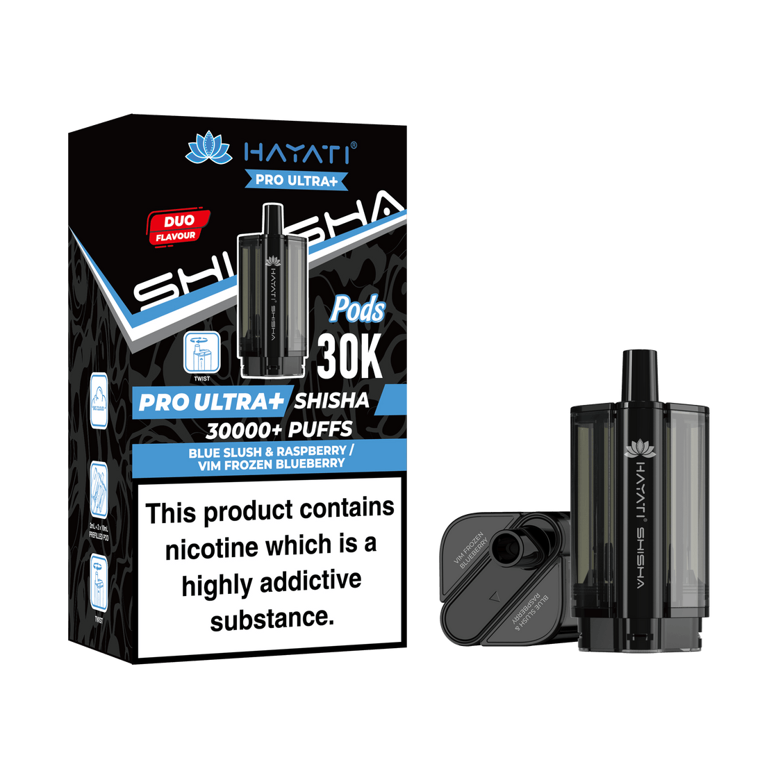 Hayati Pro Ultra+ Shisha Replacement Pods- 5 Pack