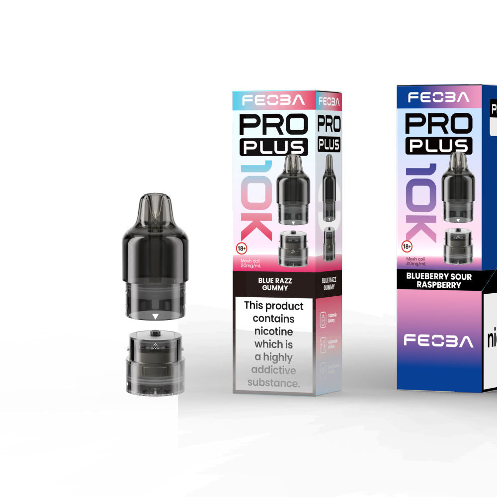 Feoba Pro Plus Replacement Vape Pods - 20mg - 5 Pack