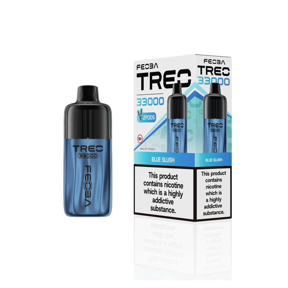 Feoba Trio 33000 Pre-filled Vape Pod Kit- Dual Flavour- 20mg -6 Pack