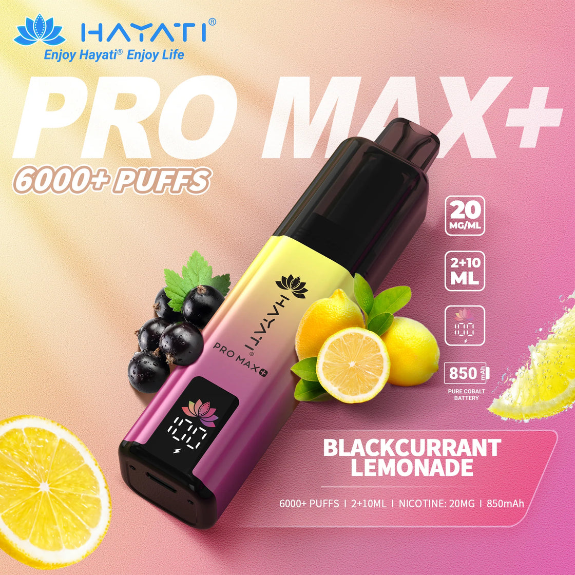 Hayati Pro Max Plus 6000 Box of 5 Prefilled Pod Kit