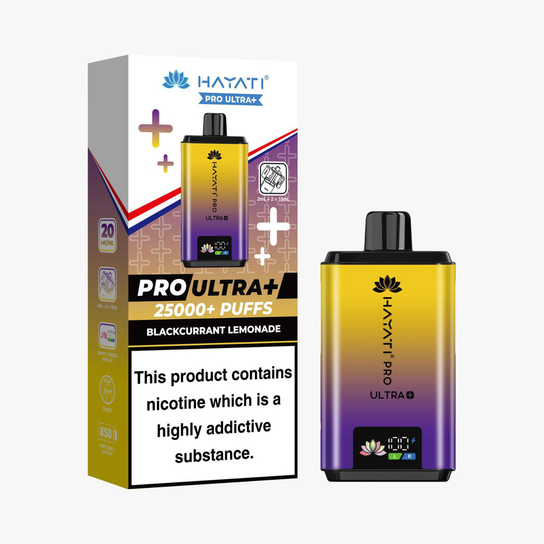 Hayati Pro Ultra Plus 25000 Box of 5 Prefilled Pod Vape Kit