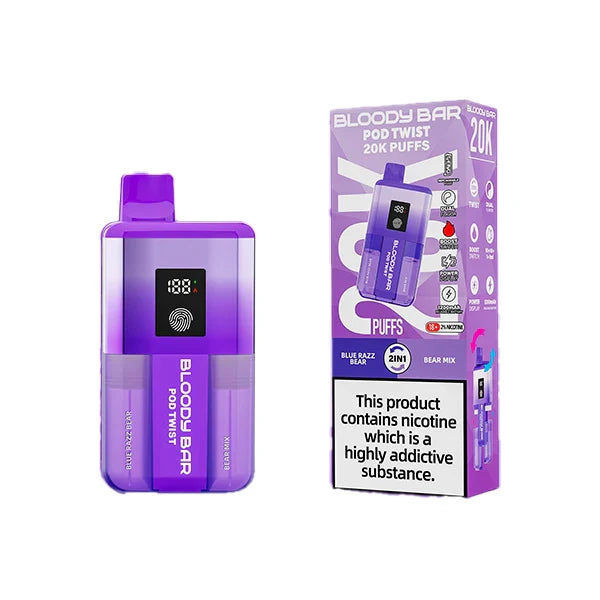 Bloody Bar Ultra Twist 20K Box of 5 Prefilled Pod Kit