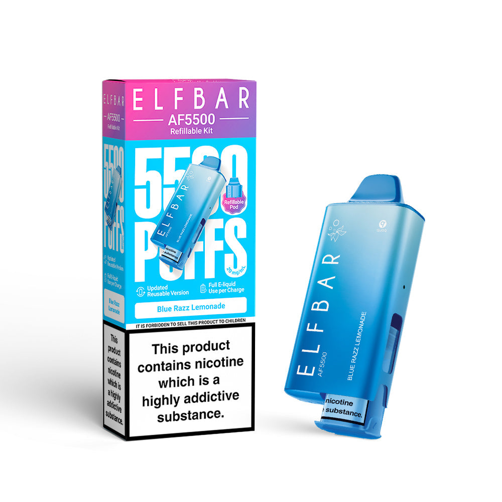 Elf Bar AF5500 Pre-Filled Vape Kit Box of 5