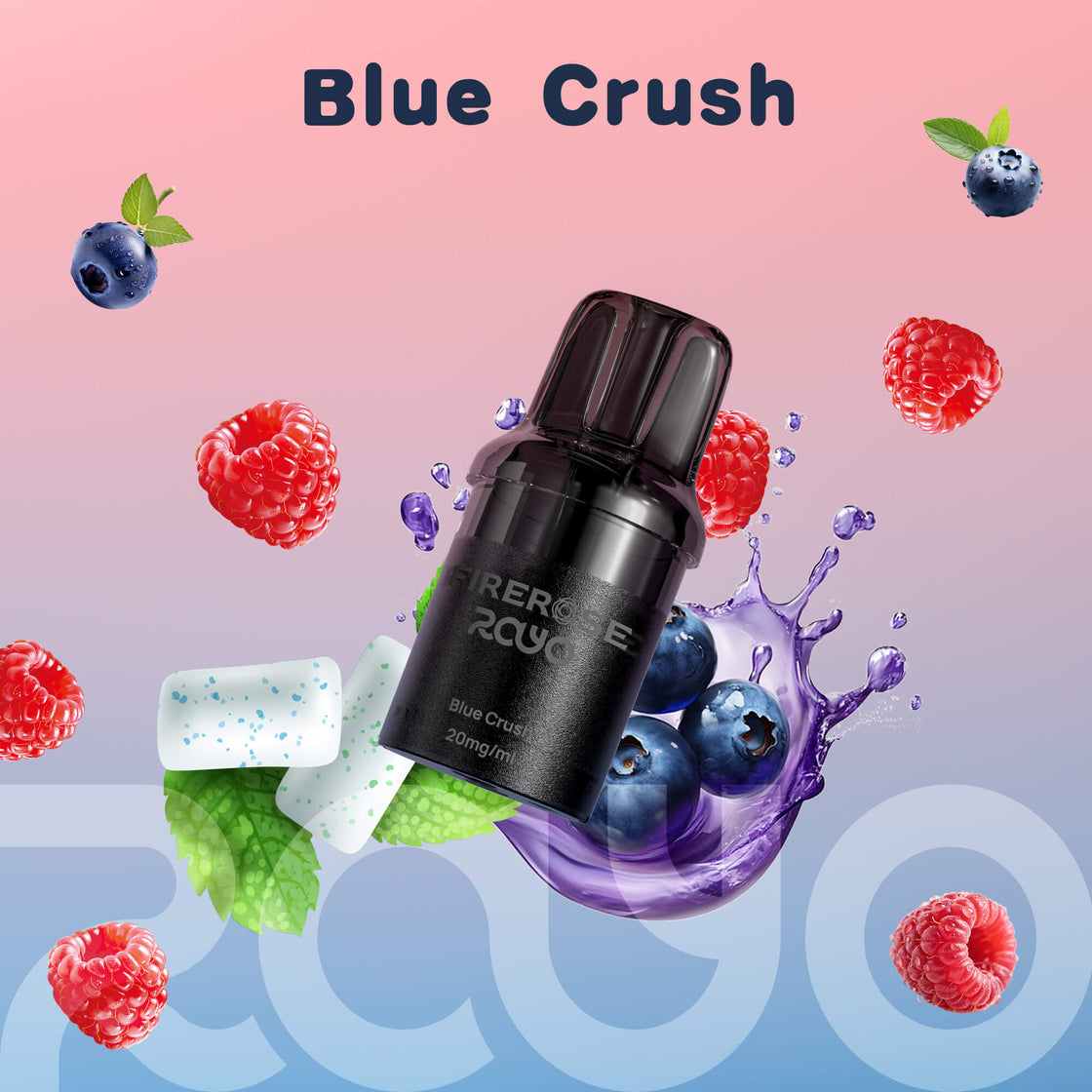 Firerose Rayo Replacement Pods - 20mg - Pack of 5(2ml+2ml)