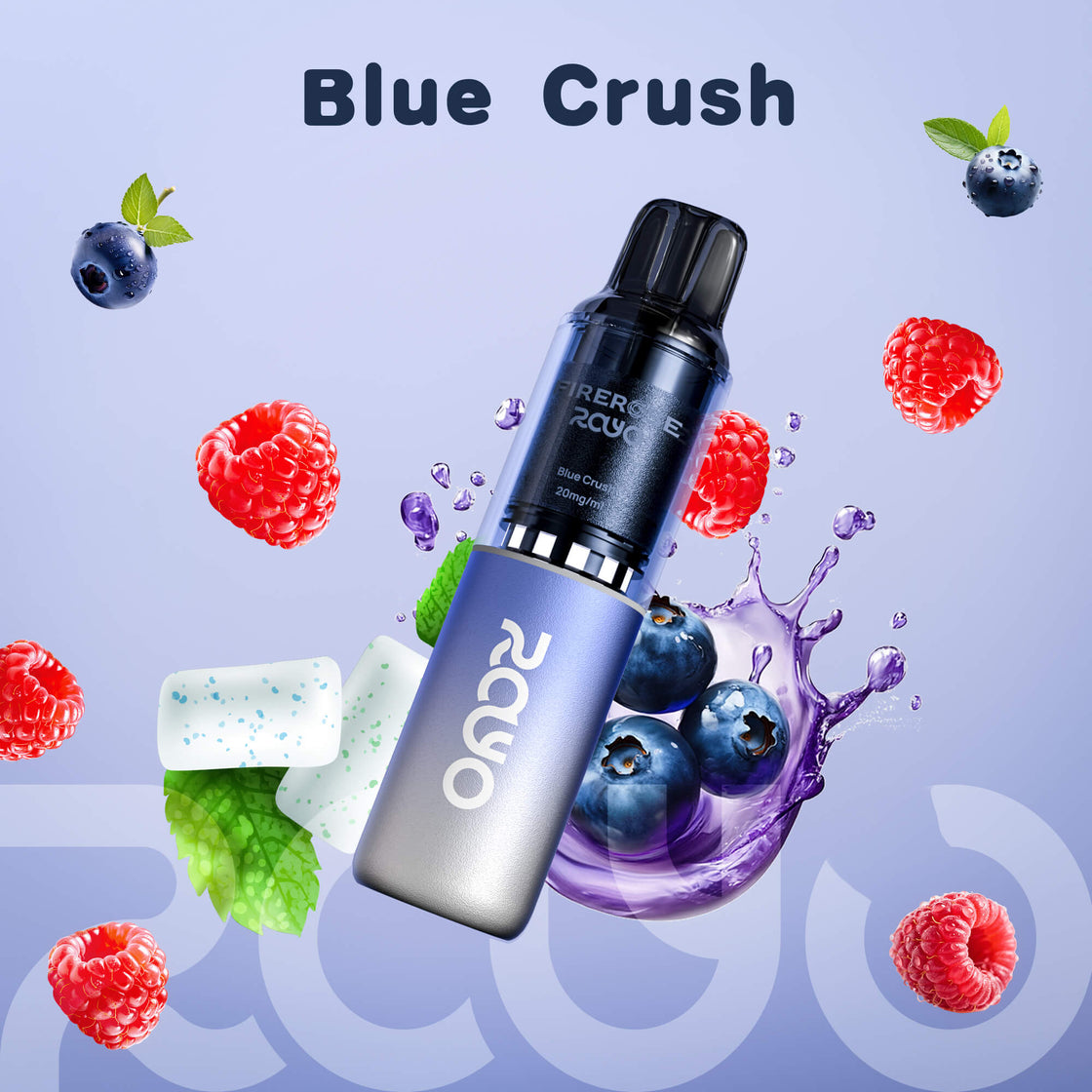 Firerose Rayo 600 Puffs Vape Kit - 20mg - 10 Pack