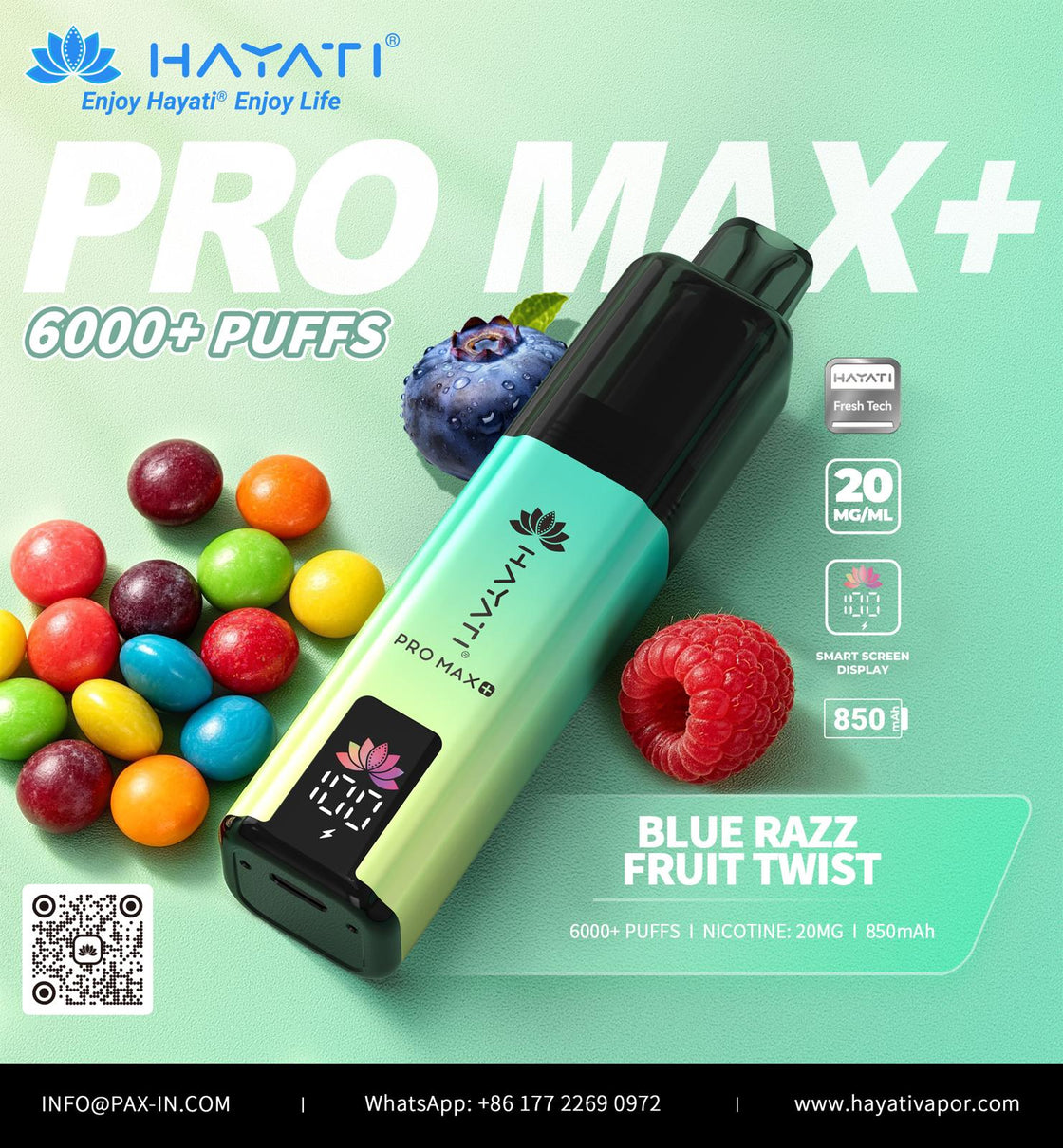 Hayati Pro Max Plus 6000 Box of 5 Prefilled Vape Kit
