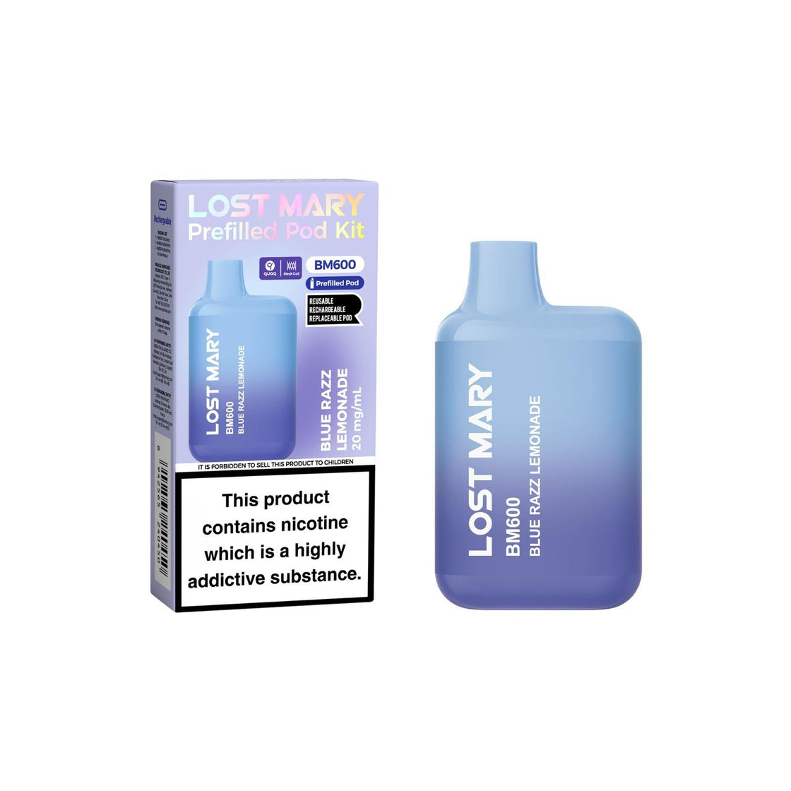 Lost Mary BM600 Prefilled Pod Kit (Box of 10)