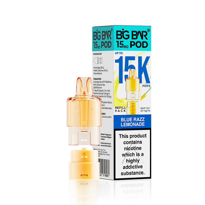 Big Bar 15 Pro Prefilled Pods (Box of 5)