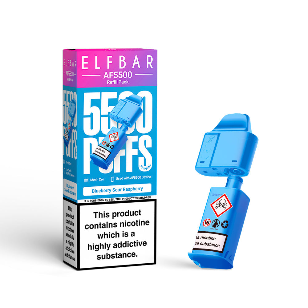 Elf Bar AF5500 Replacement Prefilled Pods Box of 5