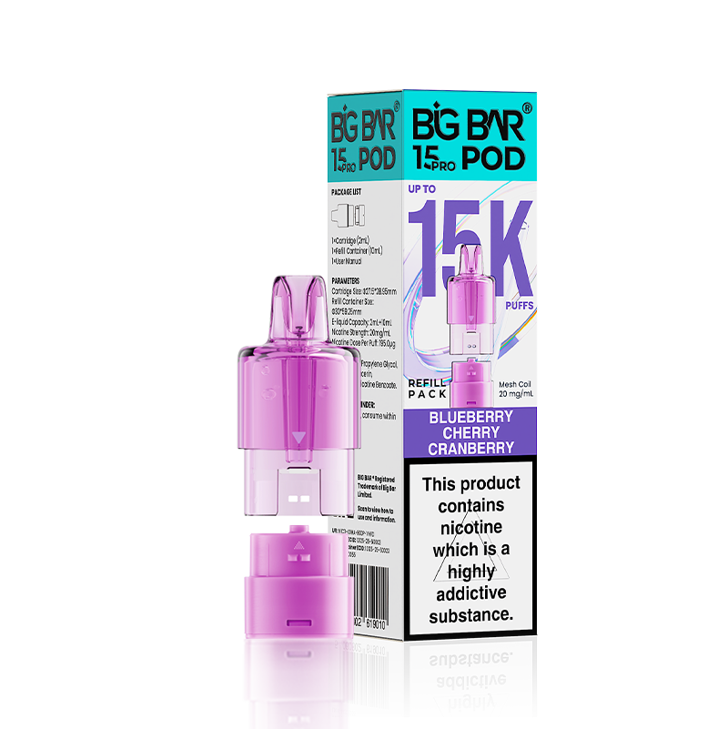 Big Bar 15 Pro Prefilled Pods (Box of 5)