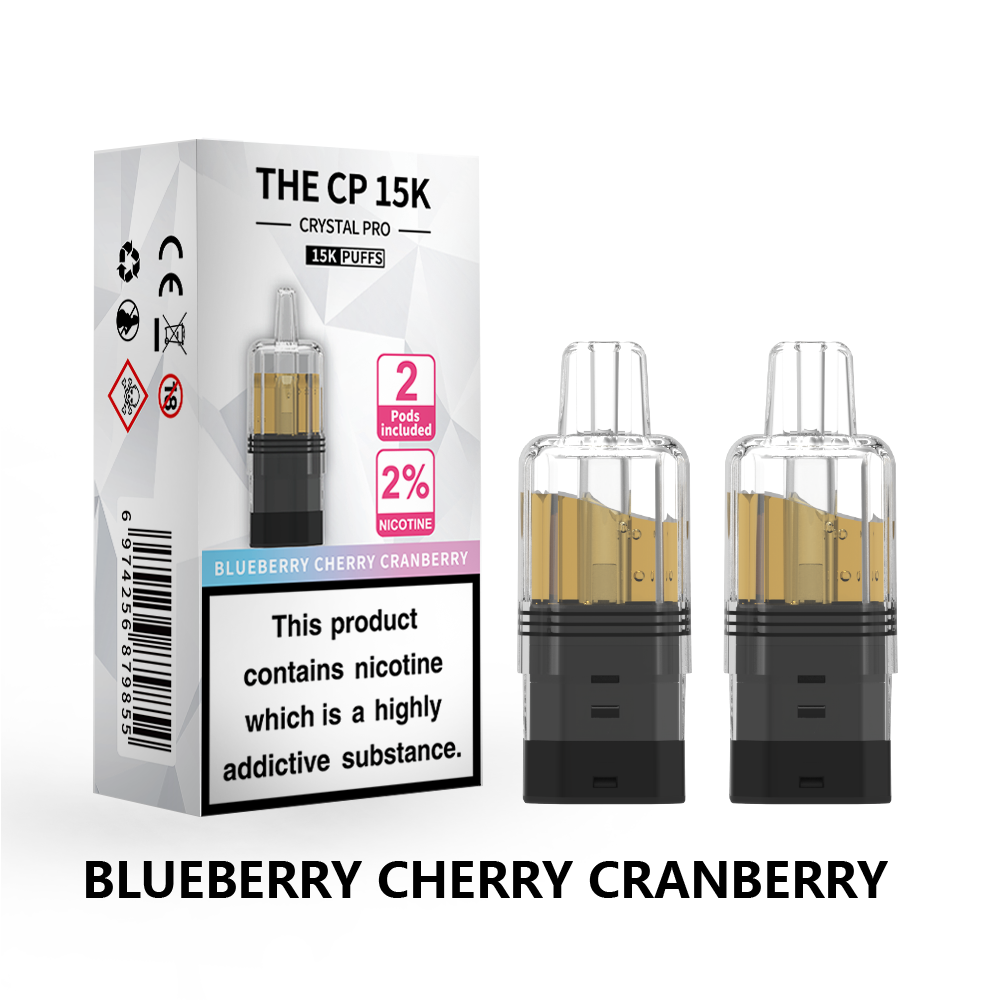 The CP 15K Pre-filled Replacement Pods- (2 x 10ml+2ml) - 20mg - 5 Pack