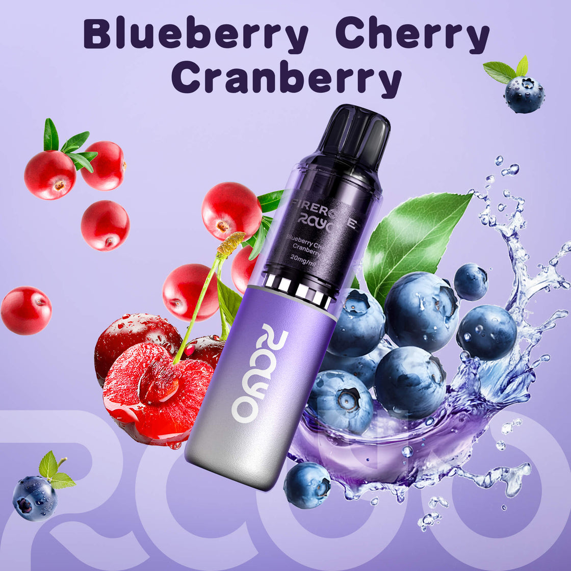 Firerose Rayo 600 Puffs Vape Kit - 20mg - 10 Pack