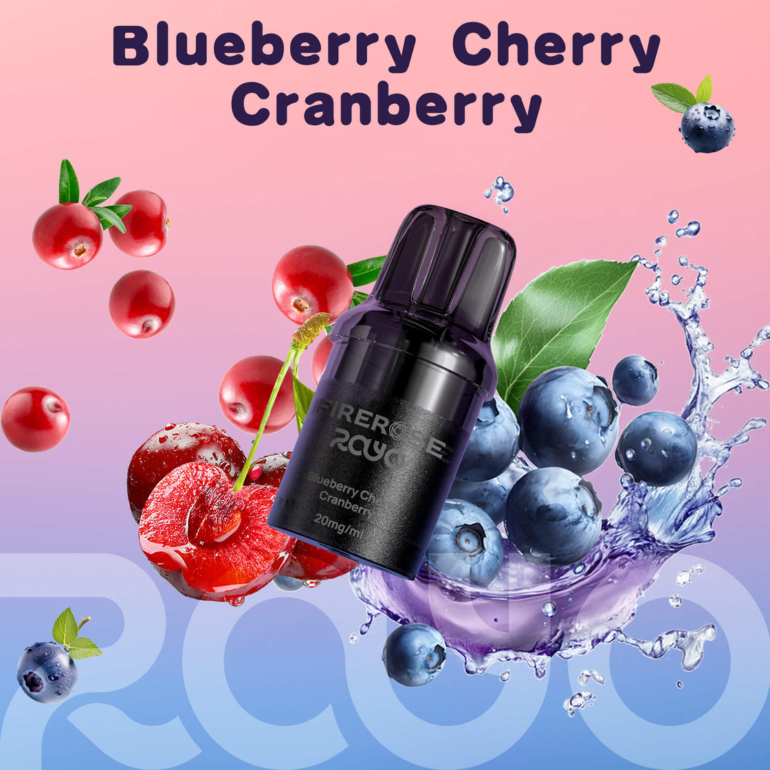 Firerose Rayo Replacement Pods - 20mg - Pack of 5(2ml+2ml)