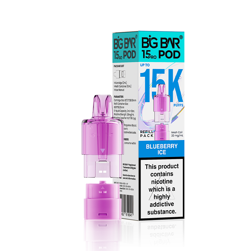 Big Bar 15 Pro Prefilled Pods (Box of 5)