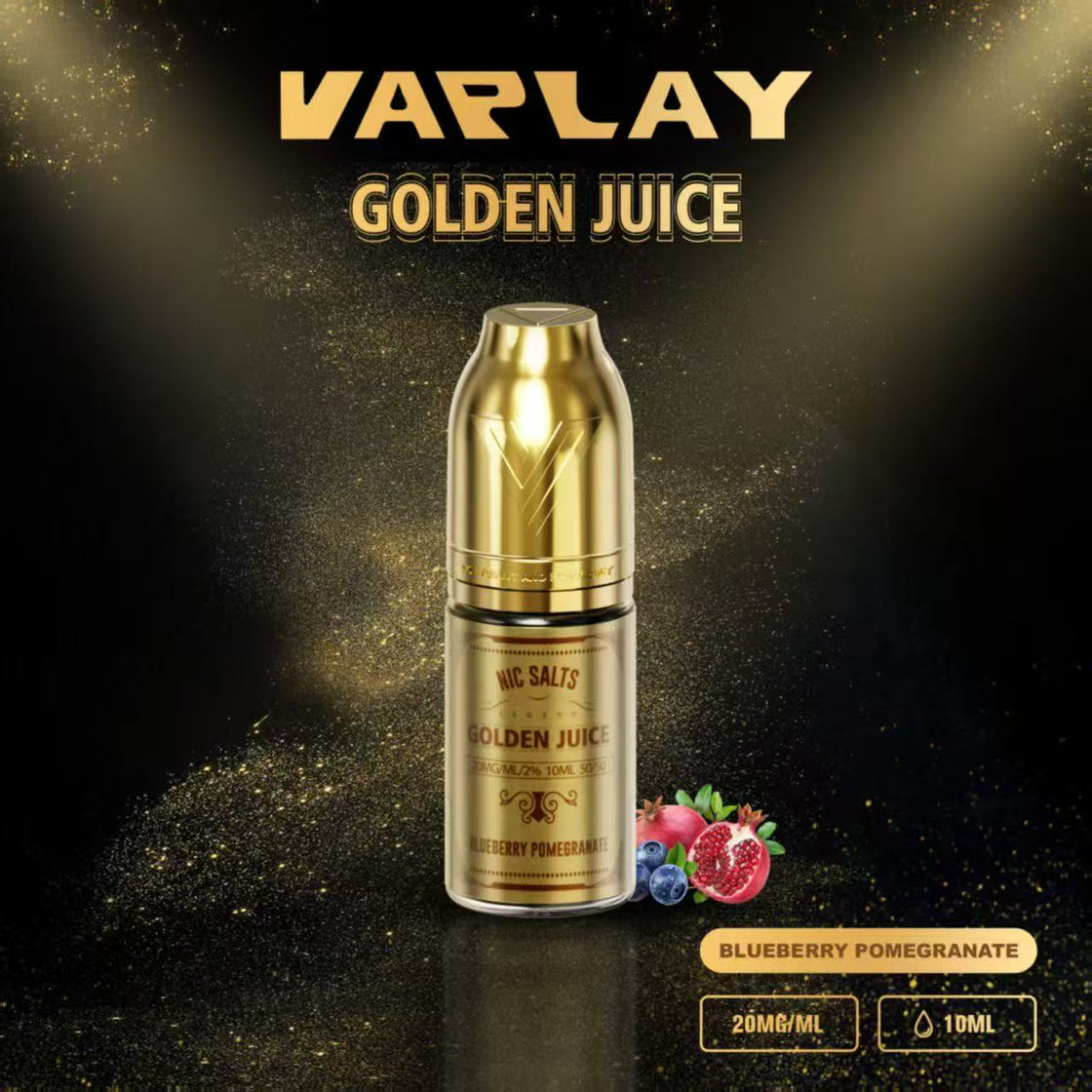 VAPLAY Golden Juice Nic Salt -10mg&20mg - 10 Pack