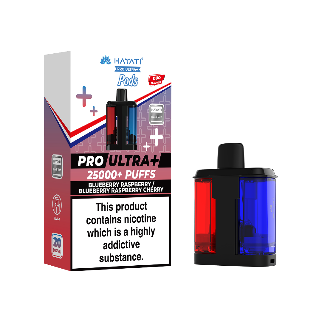 Hayati Pro Ultra Plus 25000 Prefilled Pods (Box of 5)