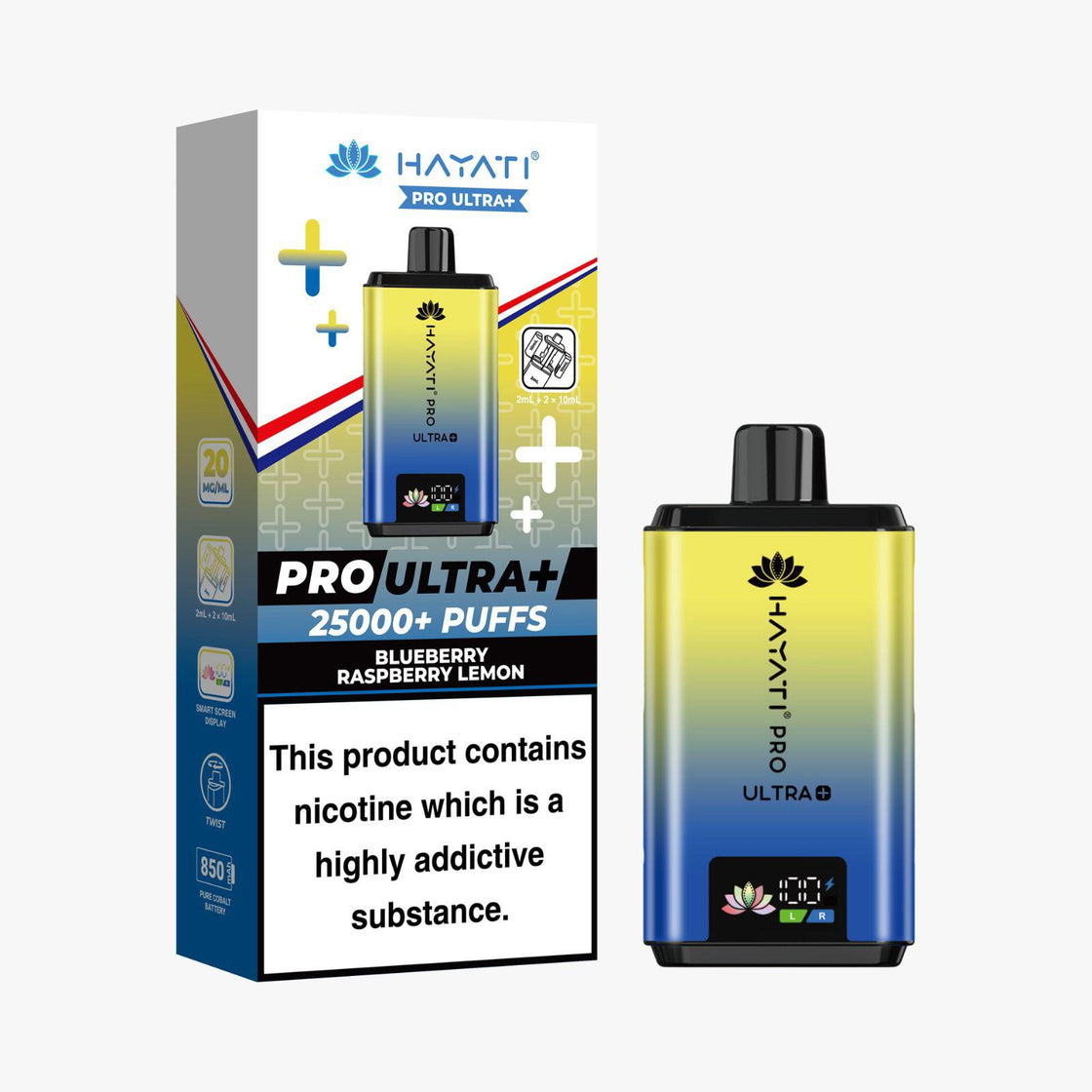 Hayati Pro Ultra Plus 25000 Box of 5 Prefilled Pod Vape Kit