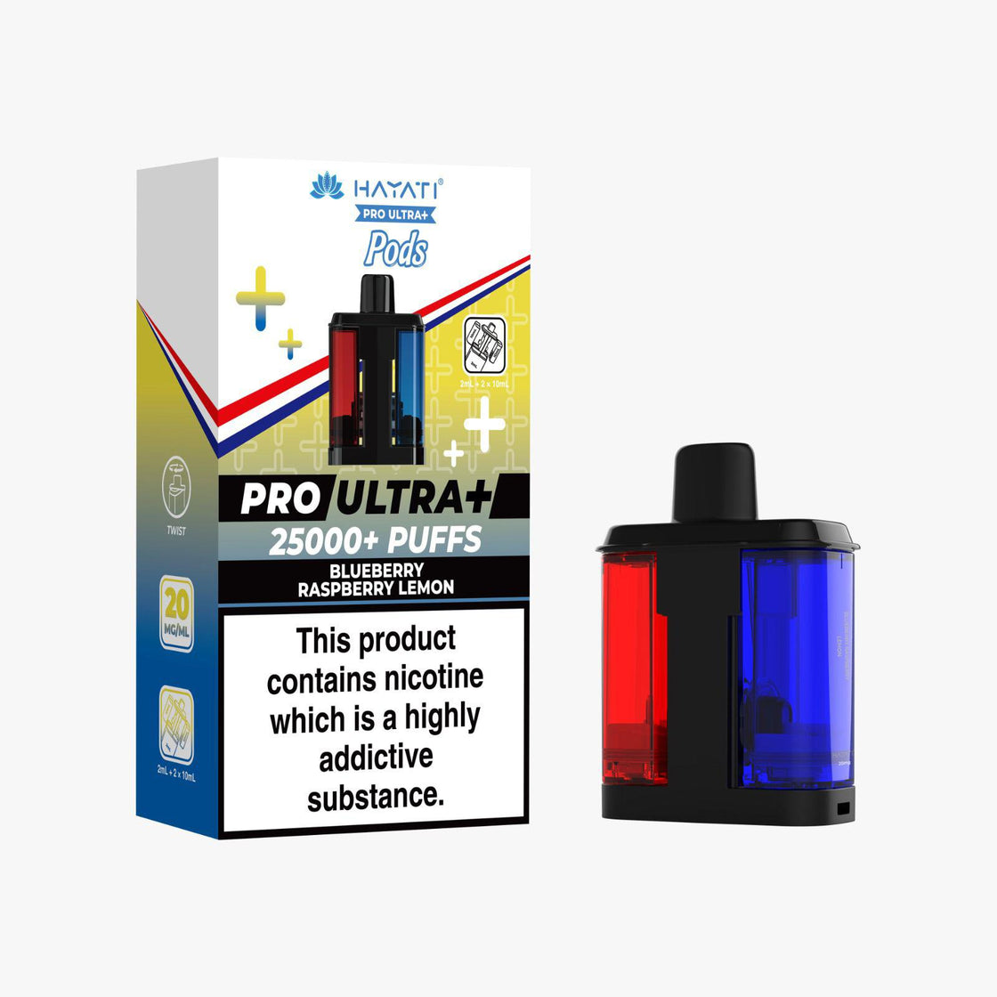 Hayati Pro Ultra Plus 25000 Prefilled Pods (Box of 5)