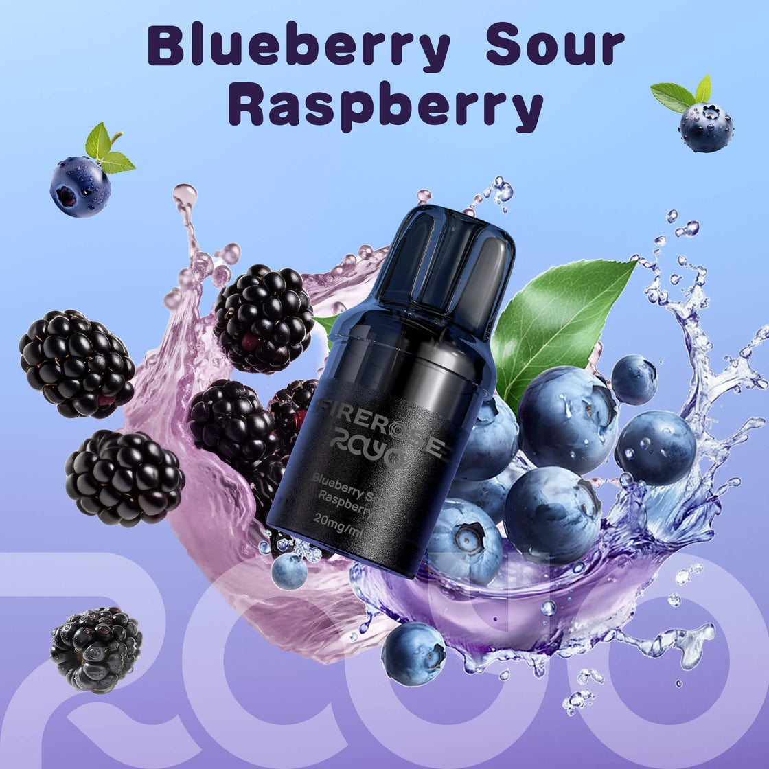 Firerose Rayo Replacement Pods - 20mg - Pack of 5(2ml+2ml)