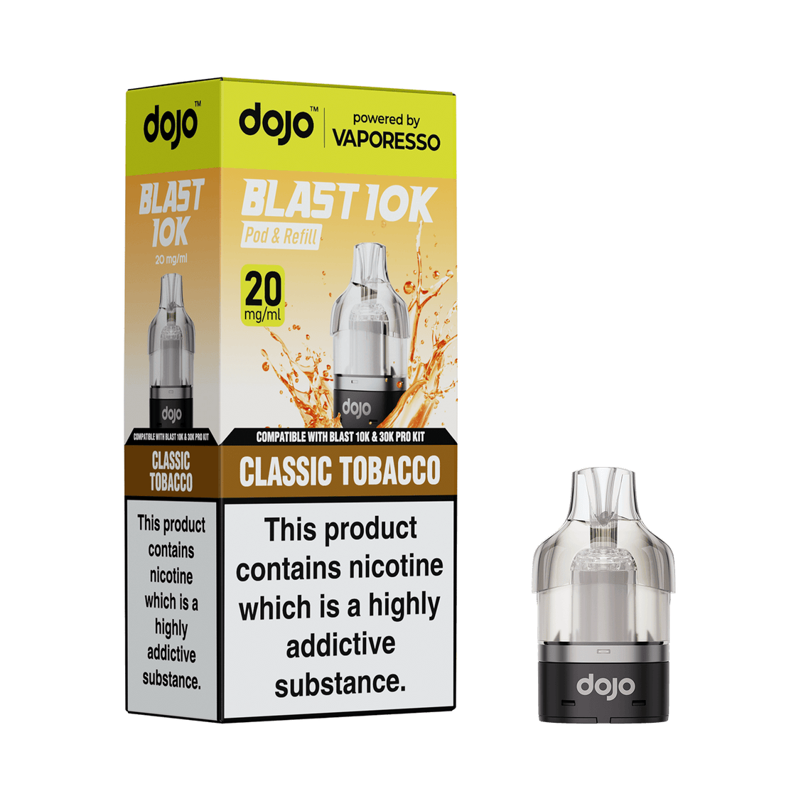 Vaporesso Dojo Blast 30K Pro Replacement Pods 20mg- 5 Pack