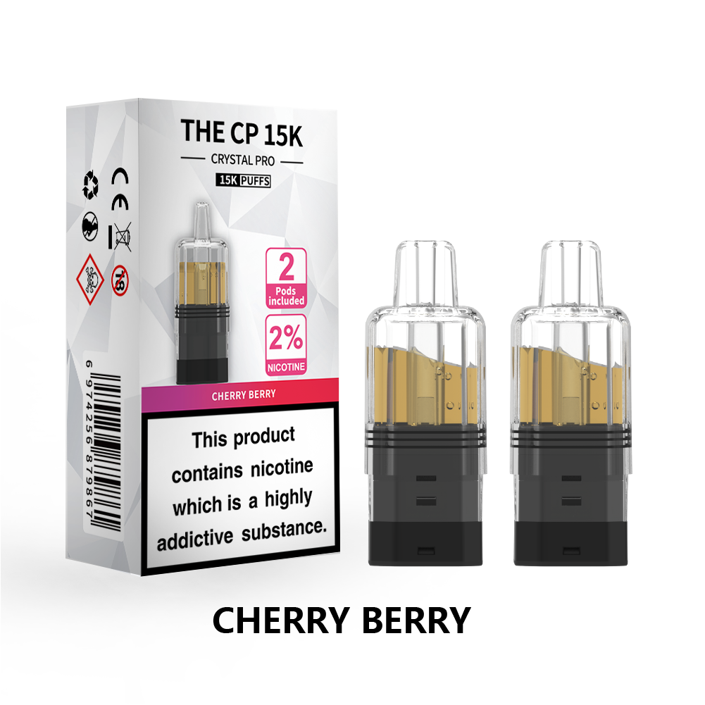 The CP 15K Pre-filled Replacement Pods- (2 x 10ml+2ml) - 20mg - 5 Pack