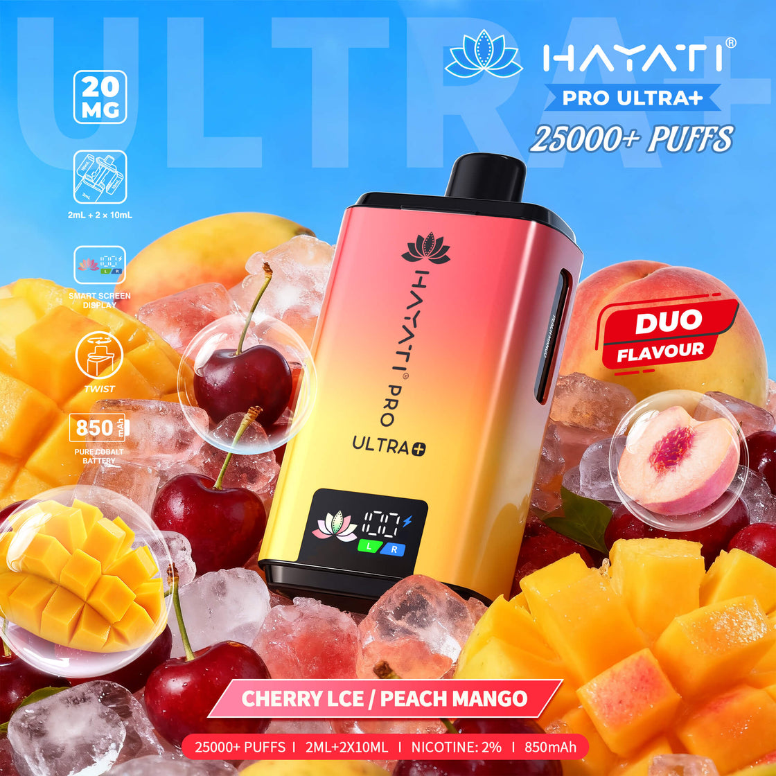 Hayati Pro Ultra Plus 25000 Box of 5 Prefilled Pod Vape Kit